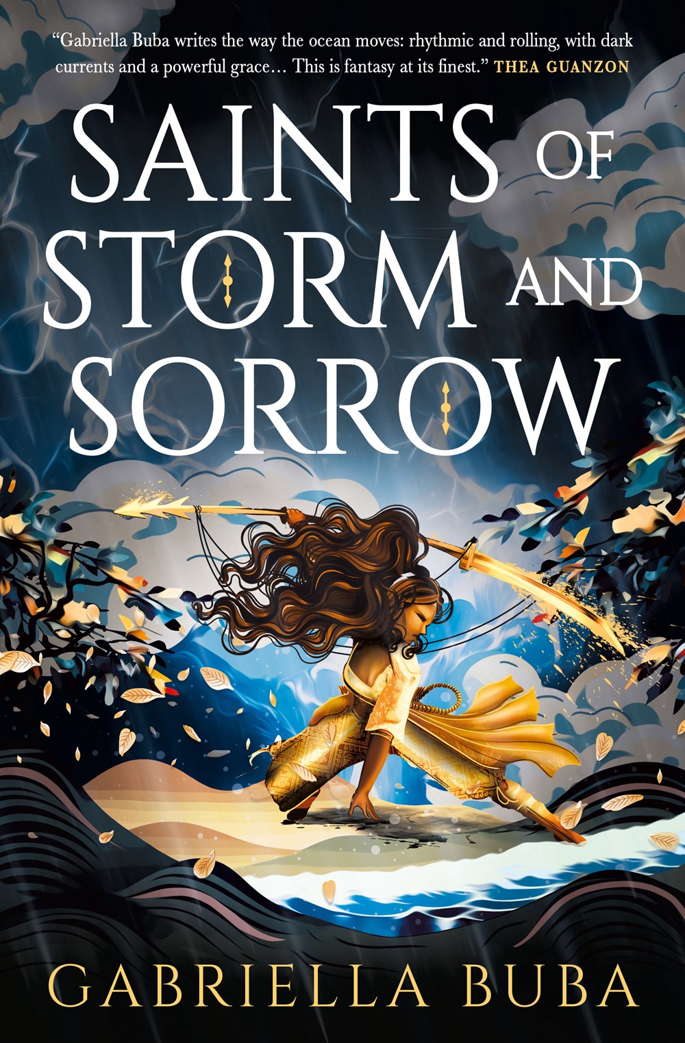 Saints of Storm and Sorrow by Gabriella Buba book cover